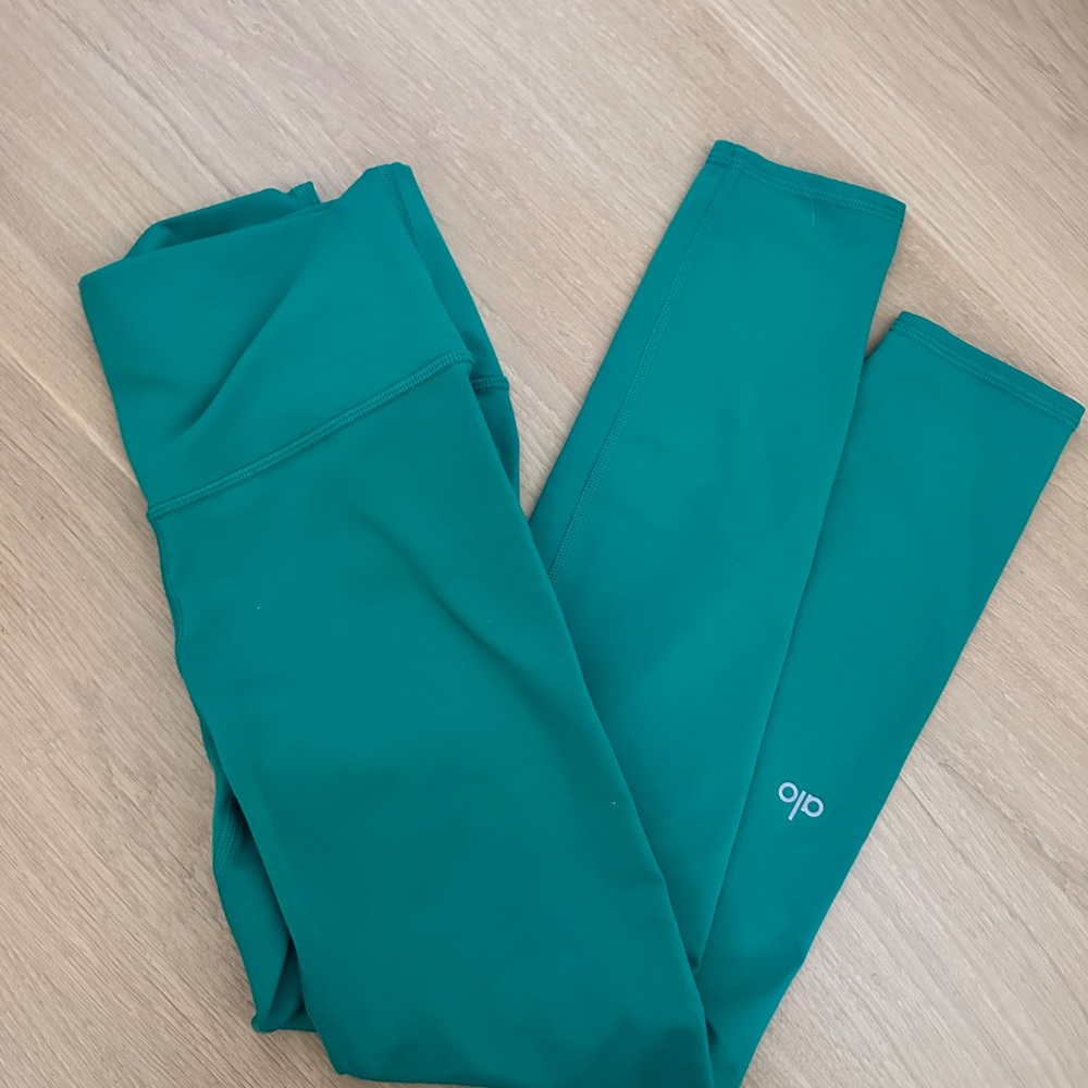 Green Alo leggings size S